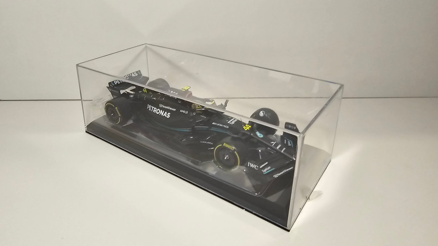 Mercedes AMG F1 W14 E Performance #44 L. Hamilton - 2023 - F1 Burago - Escala 1/24 c/acrílico