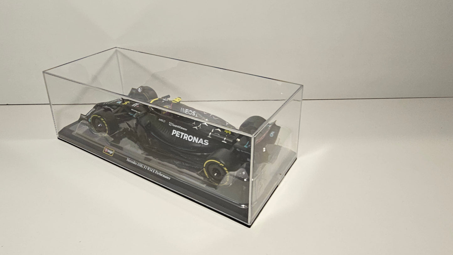 Mercedes AMG F1 W14 E Performance #44 L. Hamilton - 2023 - F1 Burago - Escala 1/24 c/acrílico