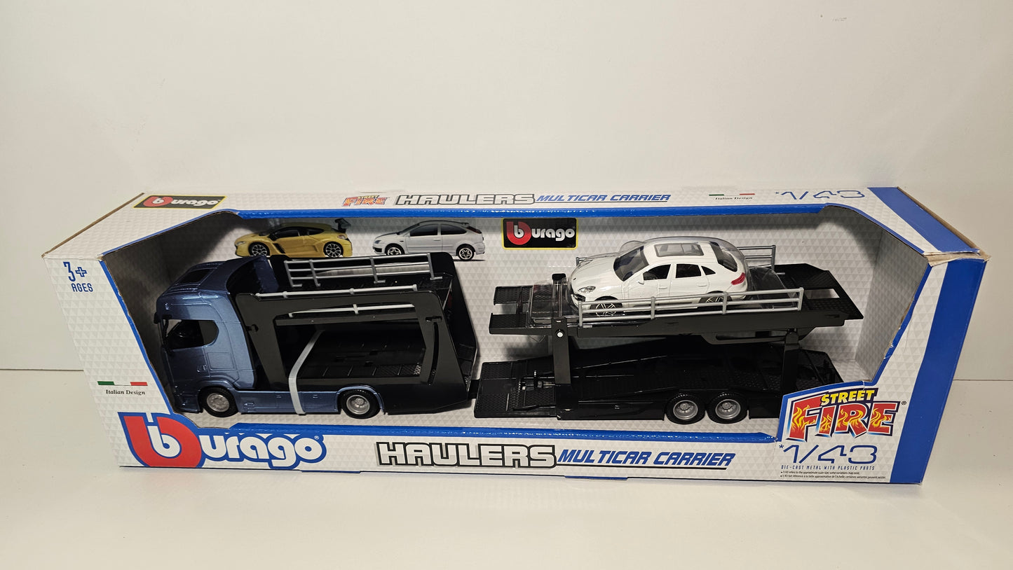 Camion Scania Mosquito con Auto de Regalo - Burago