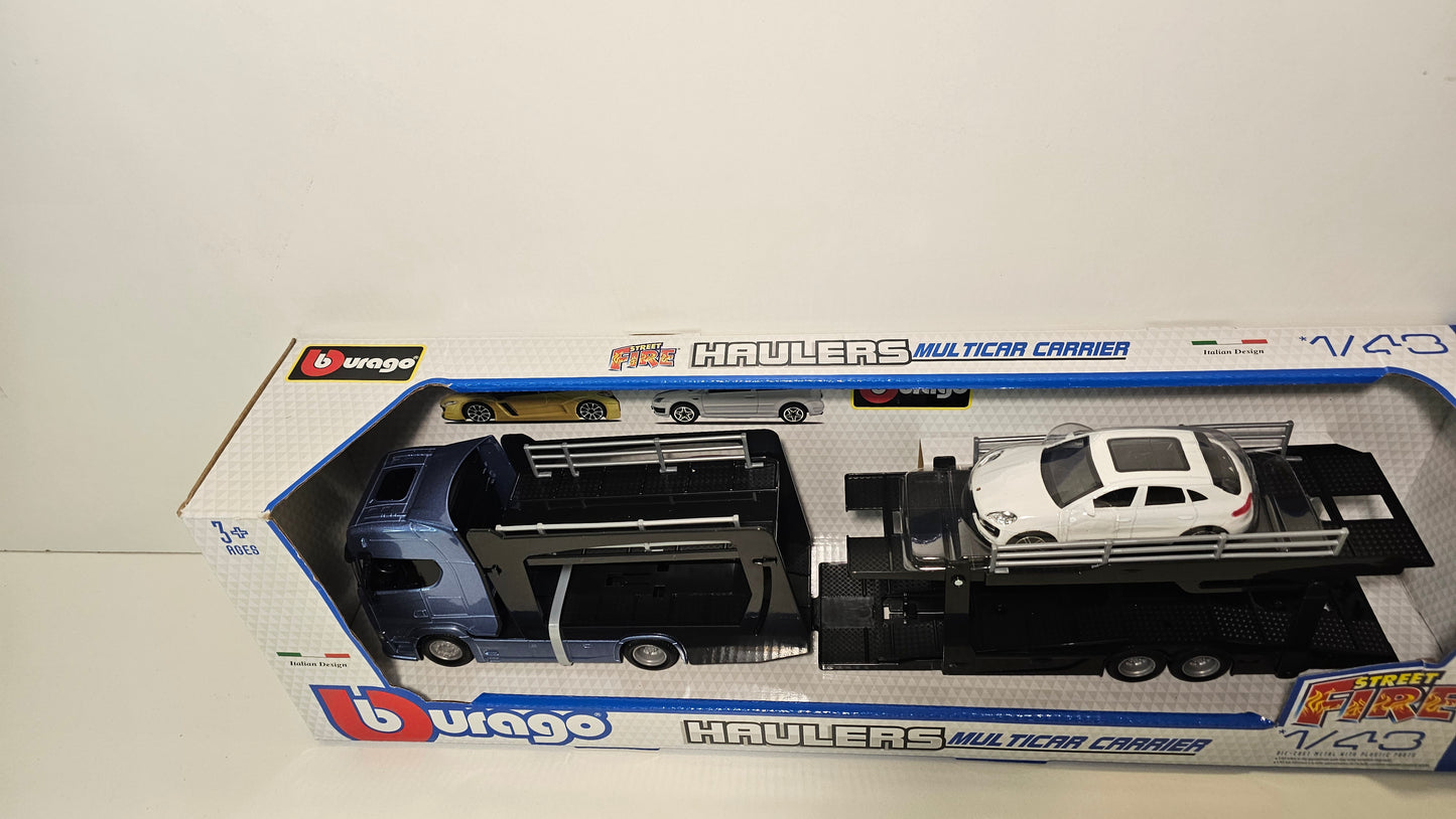 Camion Scania Mosquito con Auto de Regalo - Burago