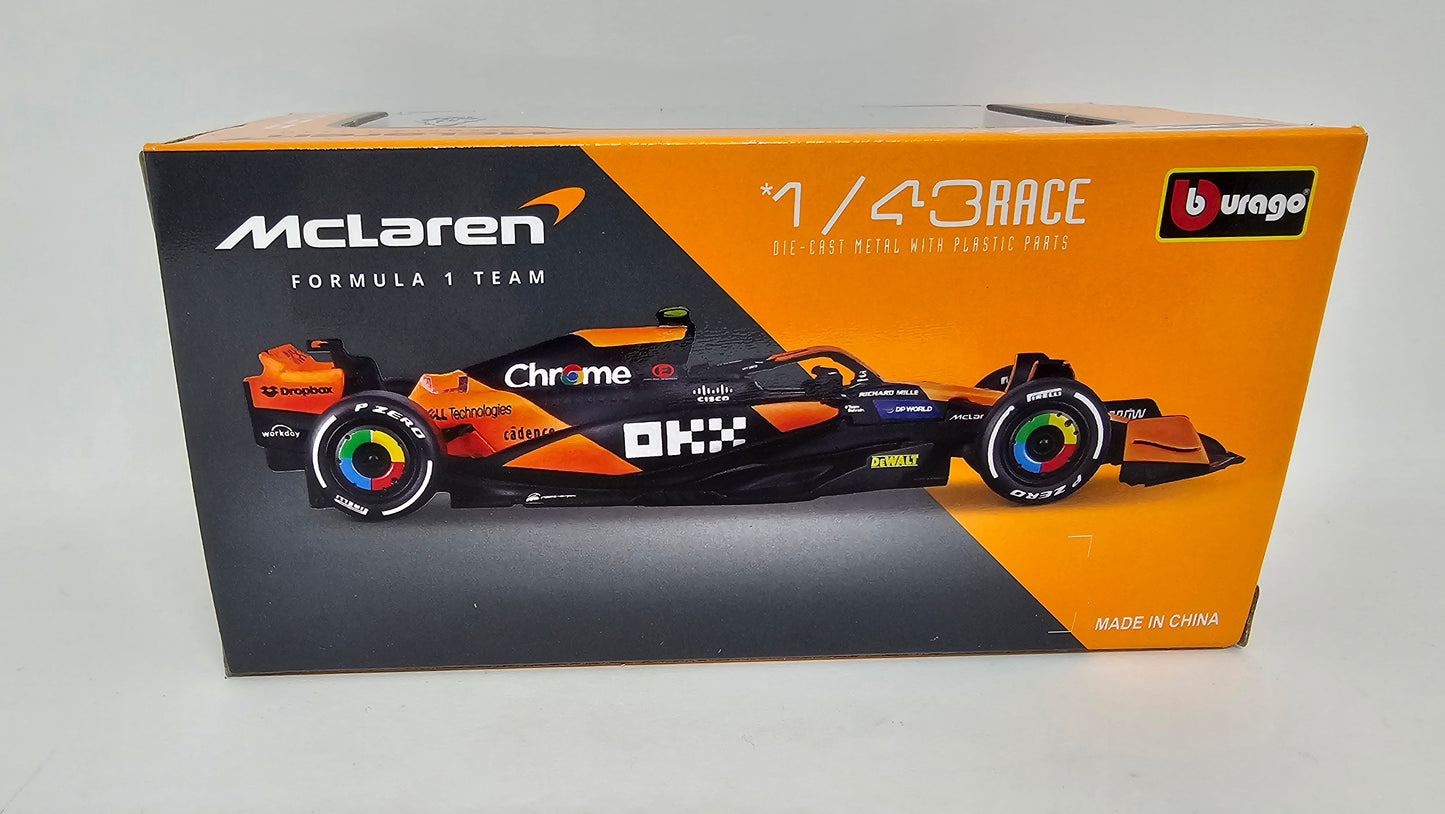 MCLAREN Formula 1 Team MCL38 #4 Lando Norris 2024 - F1 Burago Escala 1/43
