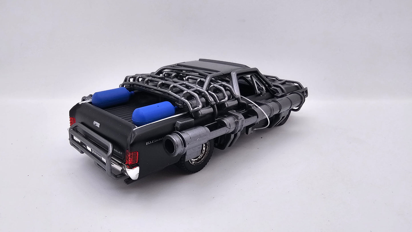 Chevrolet El Camino 1967 con Jaula - "RAPIDOS Y FURIOSOS X" - Escala 1/32 - Jada