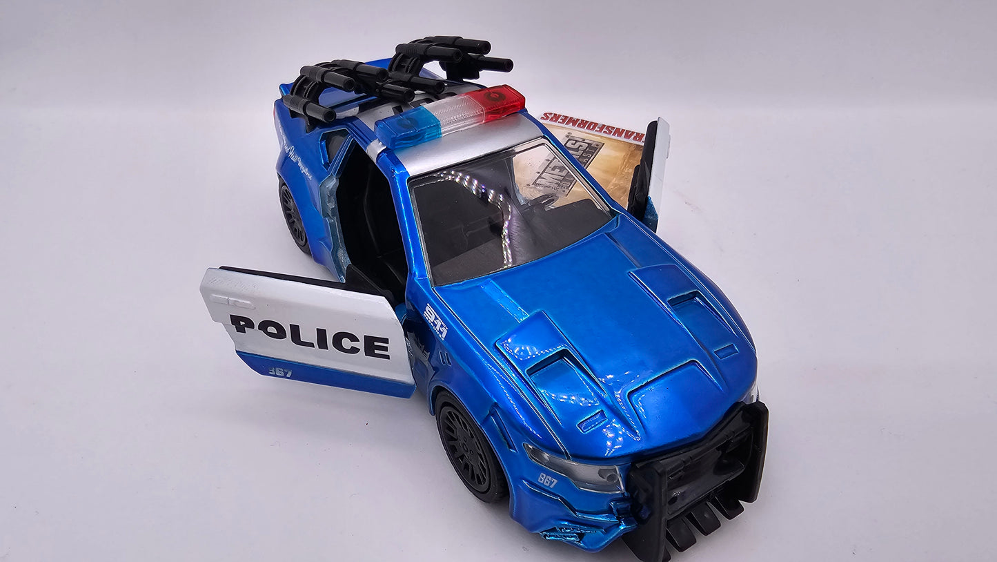 Auto de Policia Mustang Barricada - Transformers 5 - Escala 1/32 - Jada