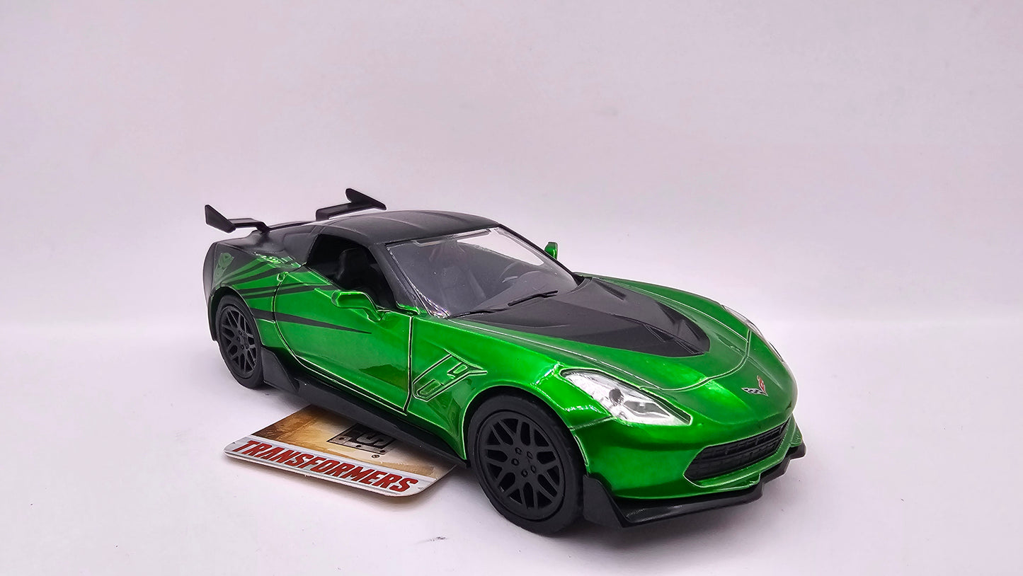 Chevrolet Corvette 2016 "Crosshairs" - Transformers 5 - Escala 1/32 - Jada