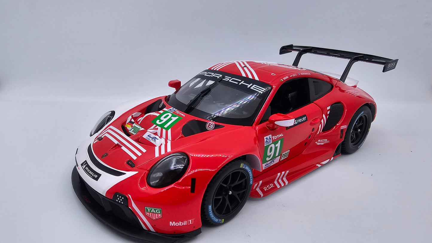 Porsche 911 RSR - Escala 1/24 - BURAGO (sin caja)