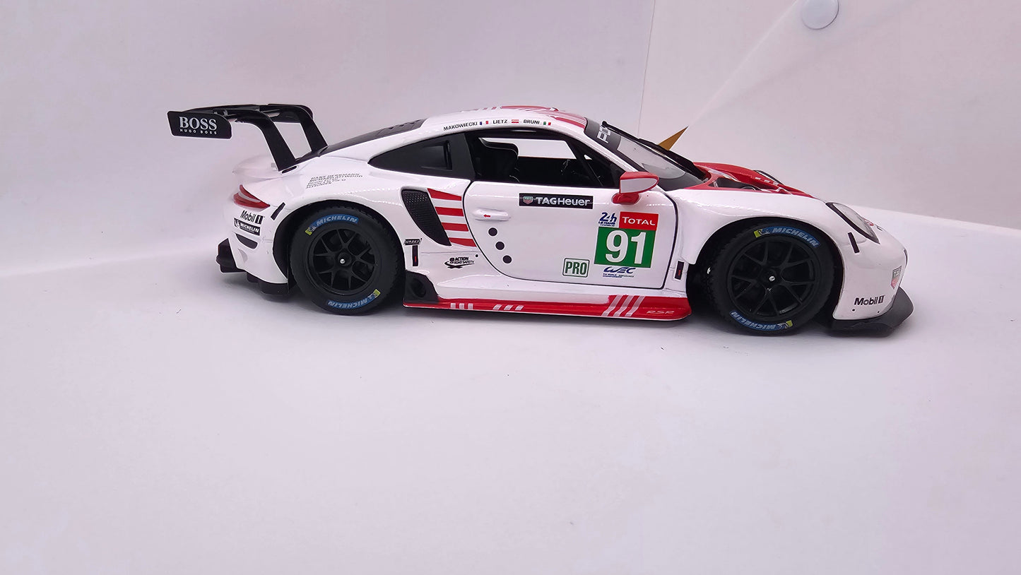 Porsche 911 RSR - Escala 1/24 - BURAGO (sin caja)
