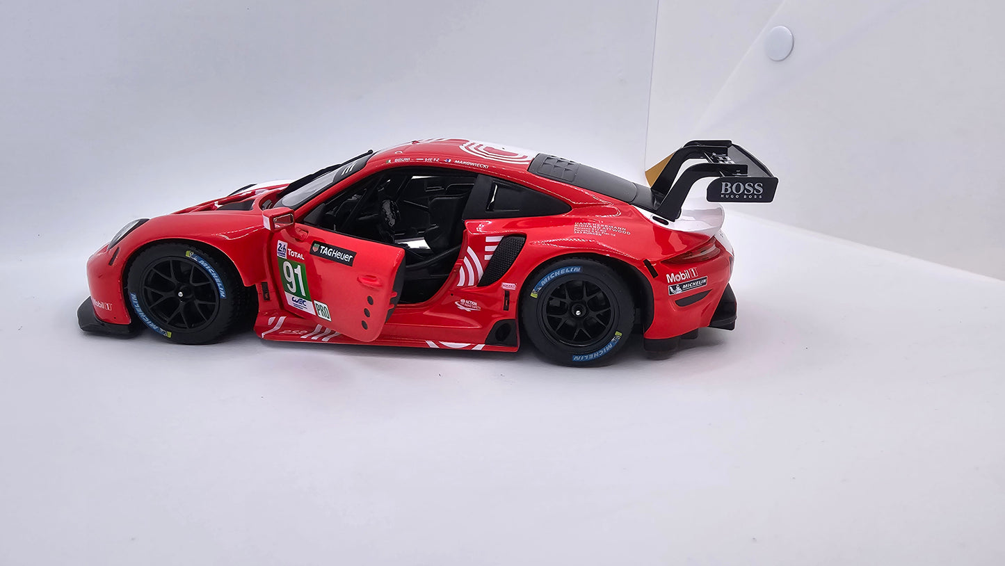 Porsche 911 RSR - Escala 1/24 - BURAGO (sin caja)