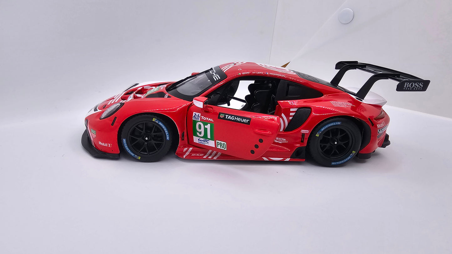 Porsche 911 RSR - Escala 1/24 - BURAGO (sin caja)