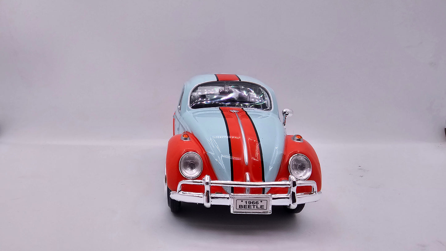 Volkswagen Escarabajo (Beetle) 1966 GULF - Escala 1/24 - Motormax (sin caja)