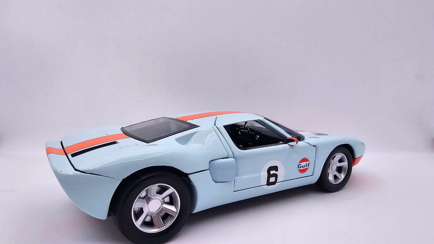 Ford GT Concept GULF - Escala 1/24 - Motormax (sin caja)