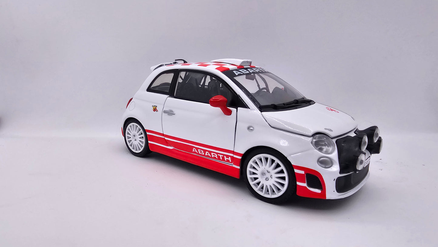 Fiat 500 R3T ABARTH - Escala 1/24 - Motormax (sin caja)