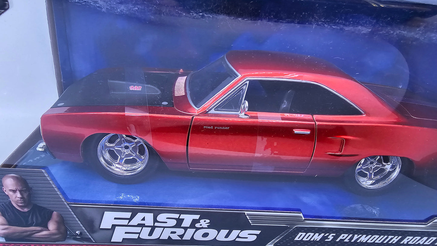 Plymouth Road Runner de Dominic Toretto - "RAPIDOS Y FURIOSOS 7" - Escala 1/24 - Jada