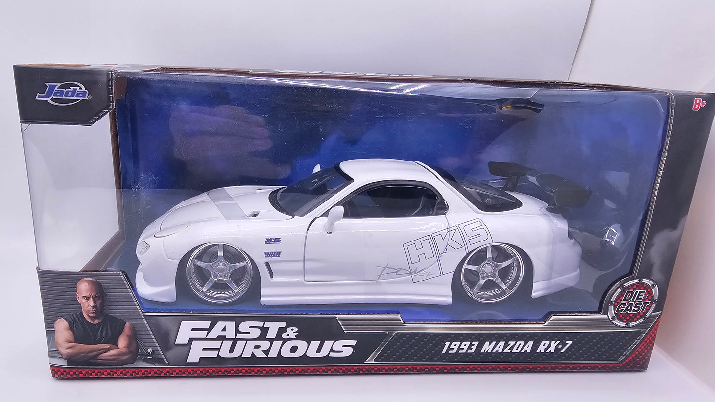 Mazda RX-7 1993 de Edwin - "Rápido y Furioso" - Escala 1/24 - Jada