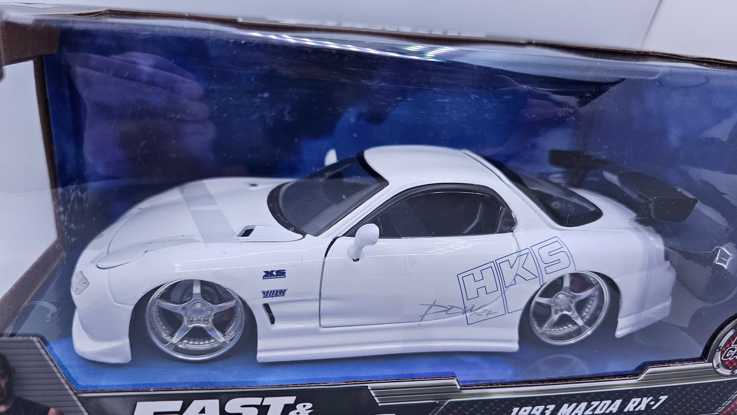 Mazda RX-7 1993 de Edwin - "Rápido y Furioso" - Escala 1/24 - Jada