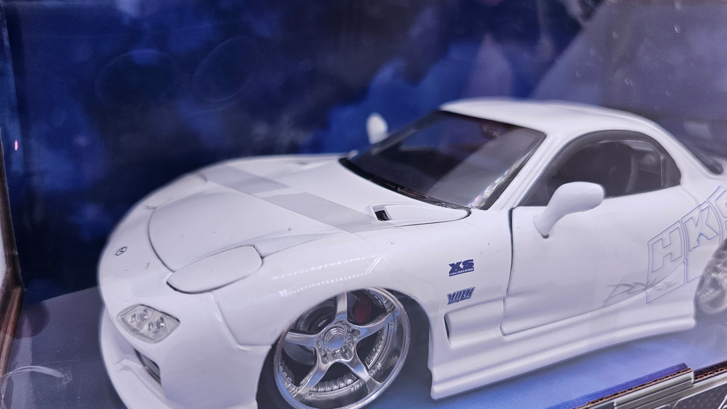 Mazda RX-7 1993 de Edwin - "Rápido y Furioso" - Escala 1/24 - Jada