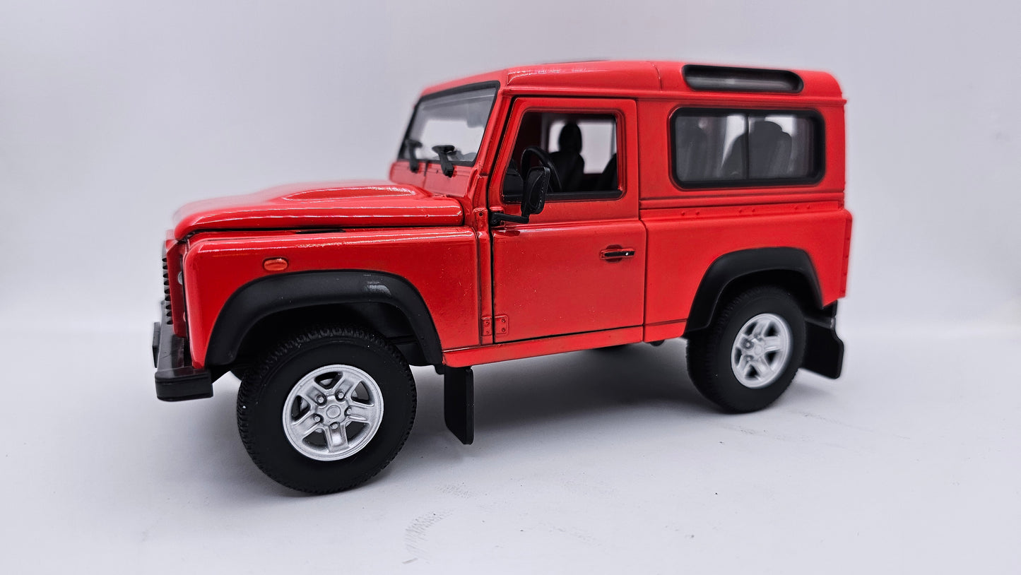 Land Rover Defender - Escala 1/24 - Welly (sin caja)