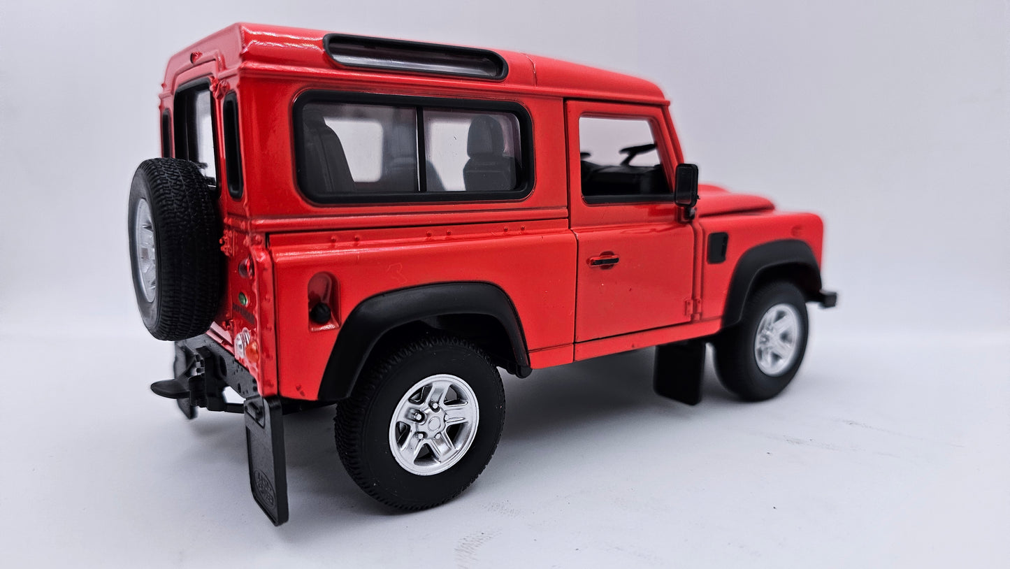Land Rover Defender - Escala 1/24 - Welly (sin caja)