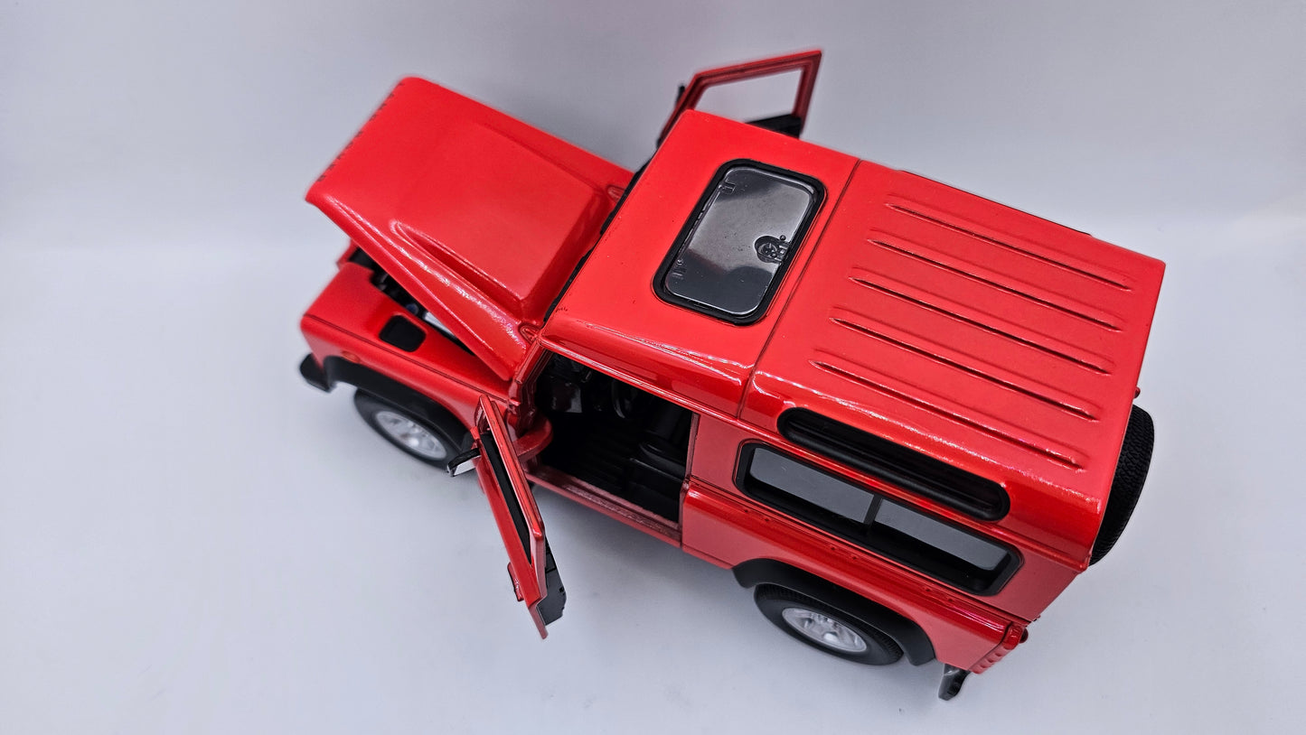 Land Rover Defender - Escala 1/24 - Welly (sin caja)