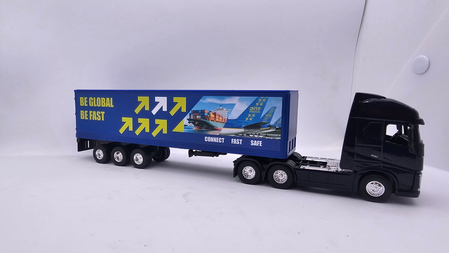 Camion Furgon Volvo FH - Escala 1/64 - Welly - (Sin Caja)