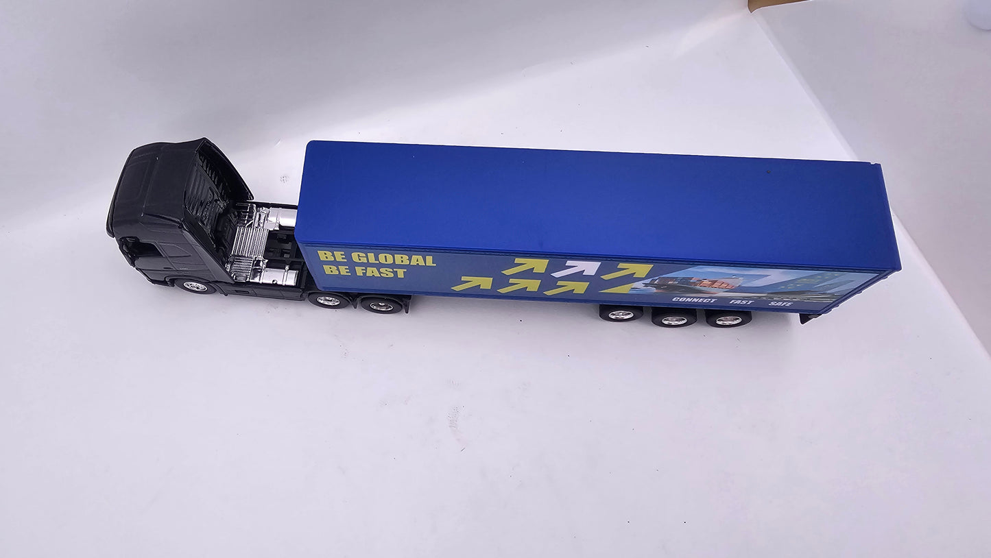 Camion Furgon Volvo FH - Escala 1/64 - Welly - (Sin Caja)
