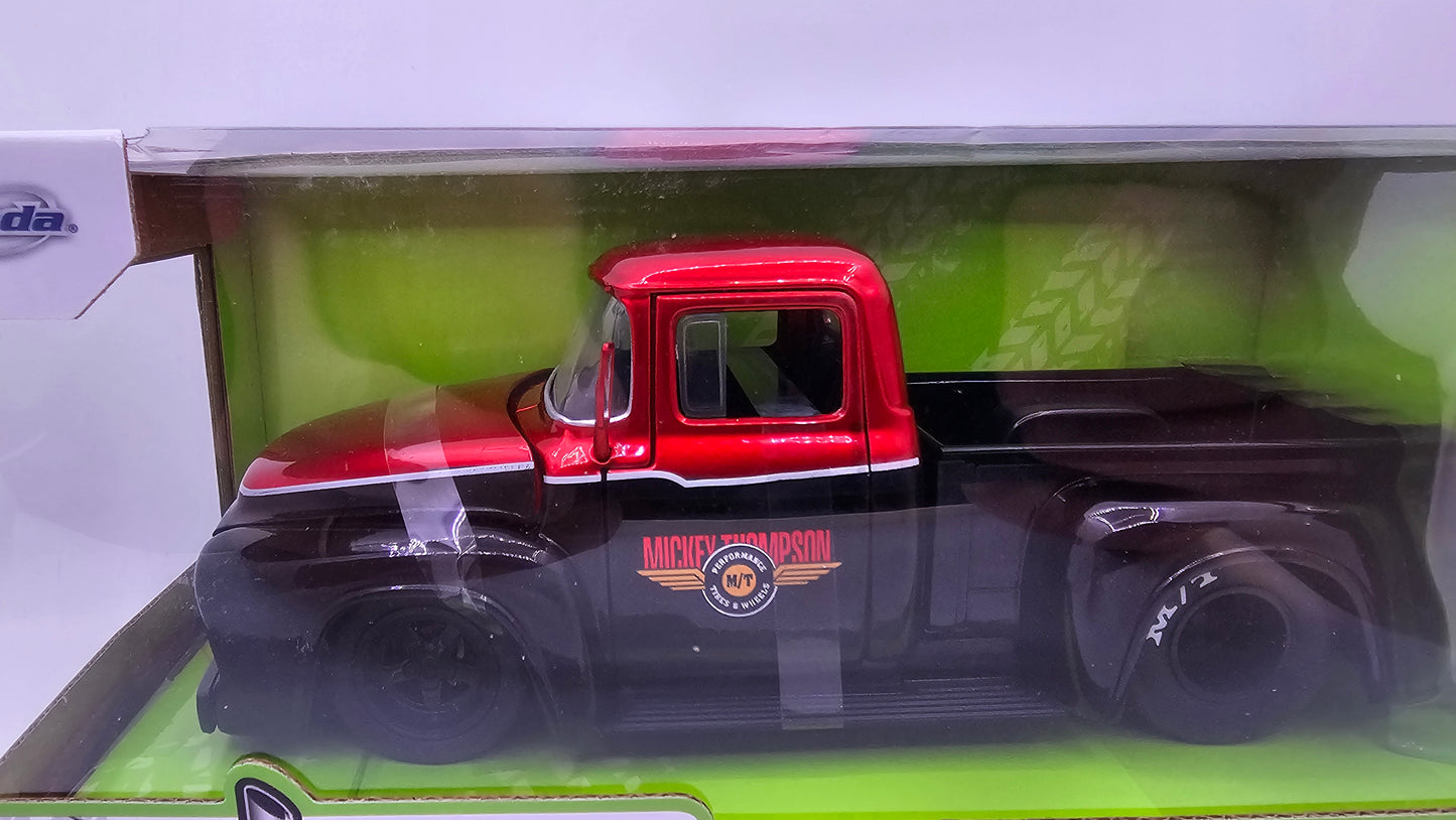 Ford F-100 Pick Up 1956 Custom "Mickey Thompson" - Escala 1/24 - Jada