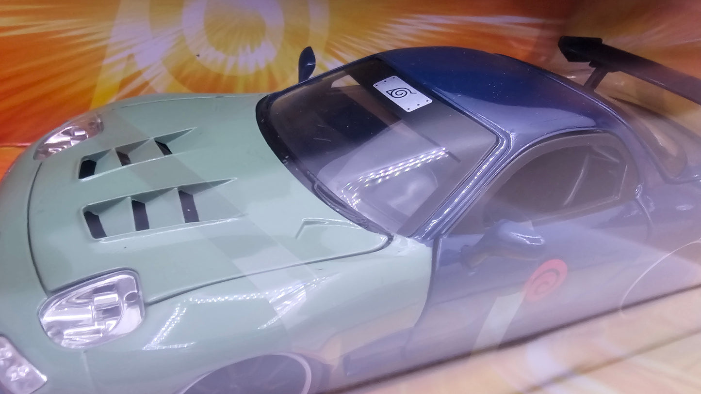 Mazda RX-7 1993 de Naruto "KAKASHI HATAKE" c/Personaje - Escala 1/24 - Jada