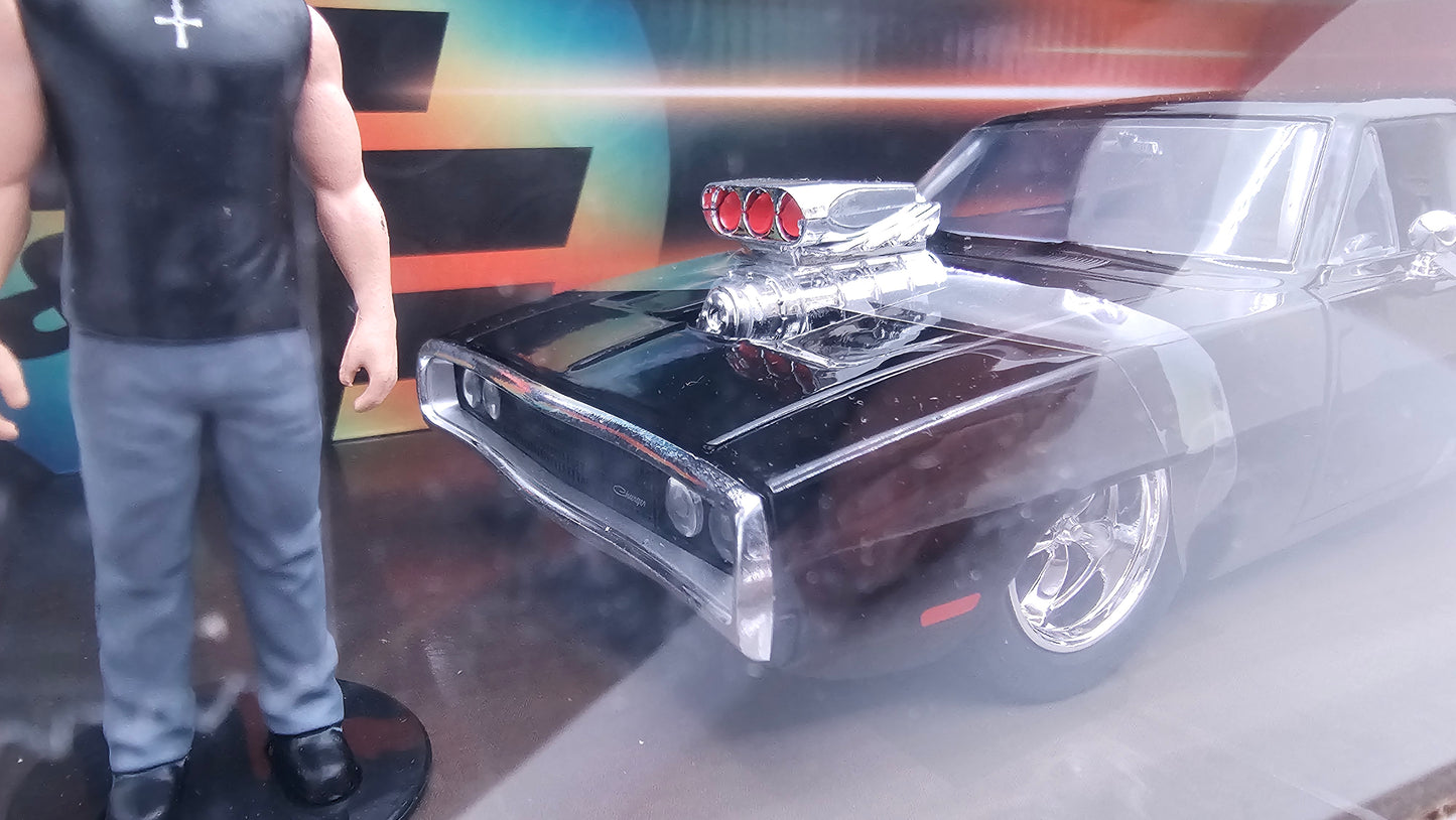 Dodge Charger R/T "Rápido y Furioso" c/Personaje de Dominic Toretto - Escala 1/24 - Jada