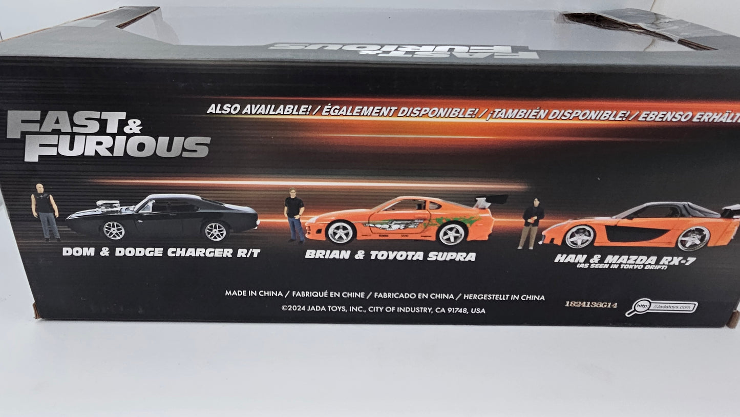 Dodge Charger R/T "Rápido y Furioso" c/Personaje de Dominic Toretto - Escala 1/24 - Jada