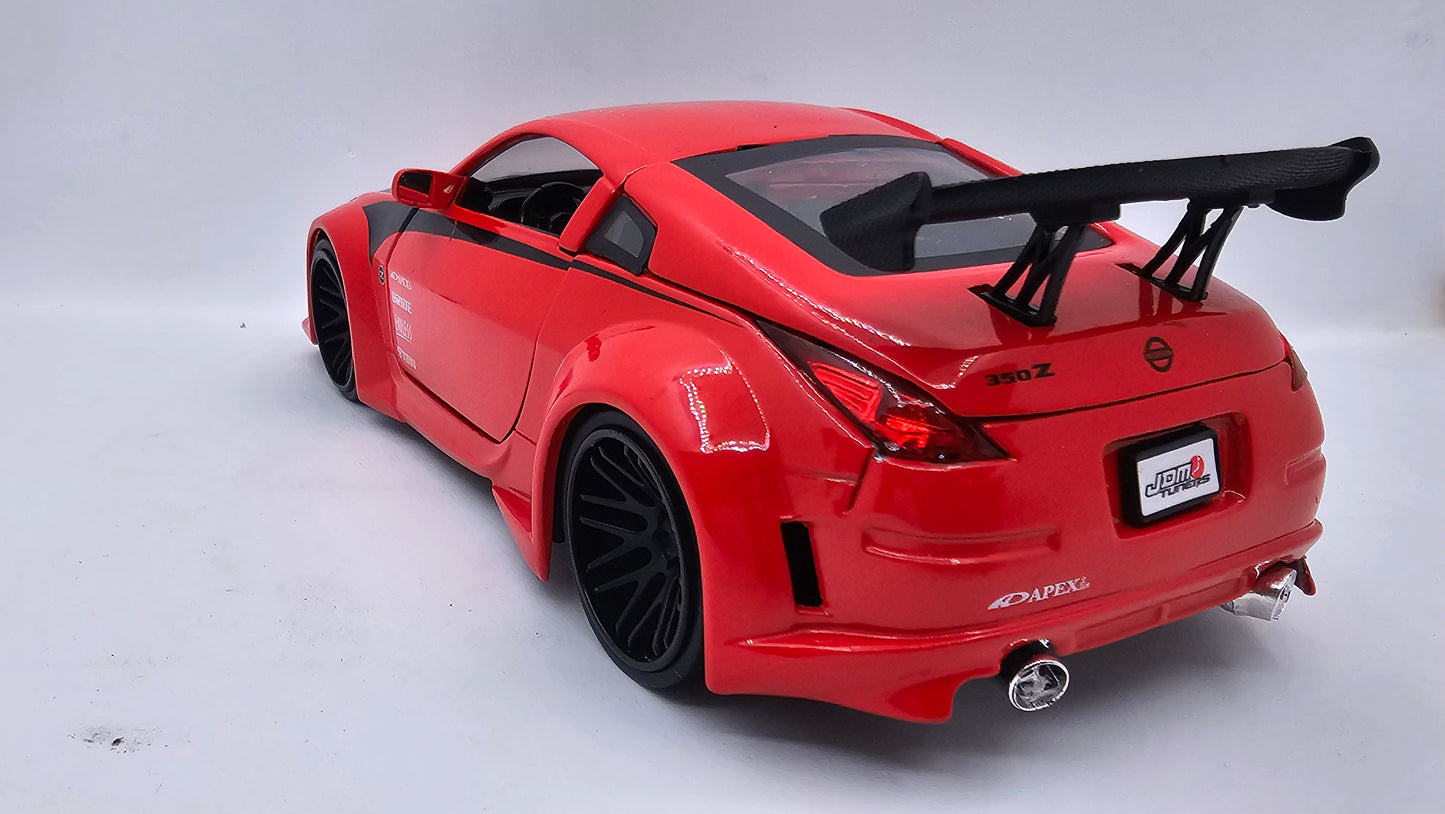 Nissan 350Z (Z33) 2003 - Escala 1/24 - Jada (sin caja)