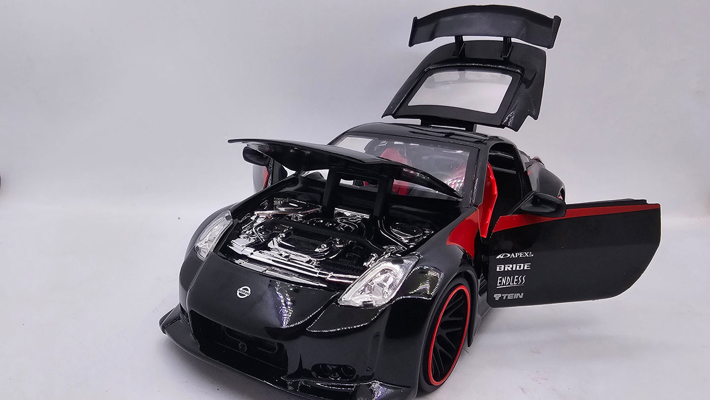 Nissan 350Z (Z33) 2003 - Escala 1/24 - Jada (sin caja)