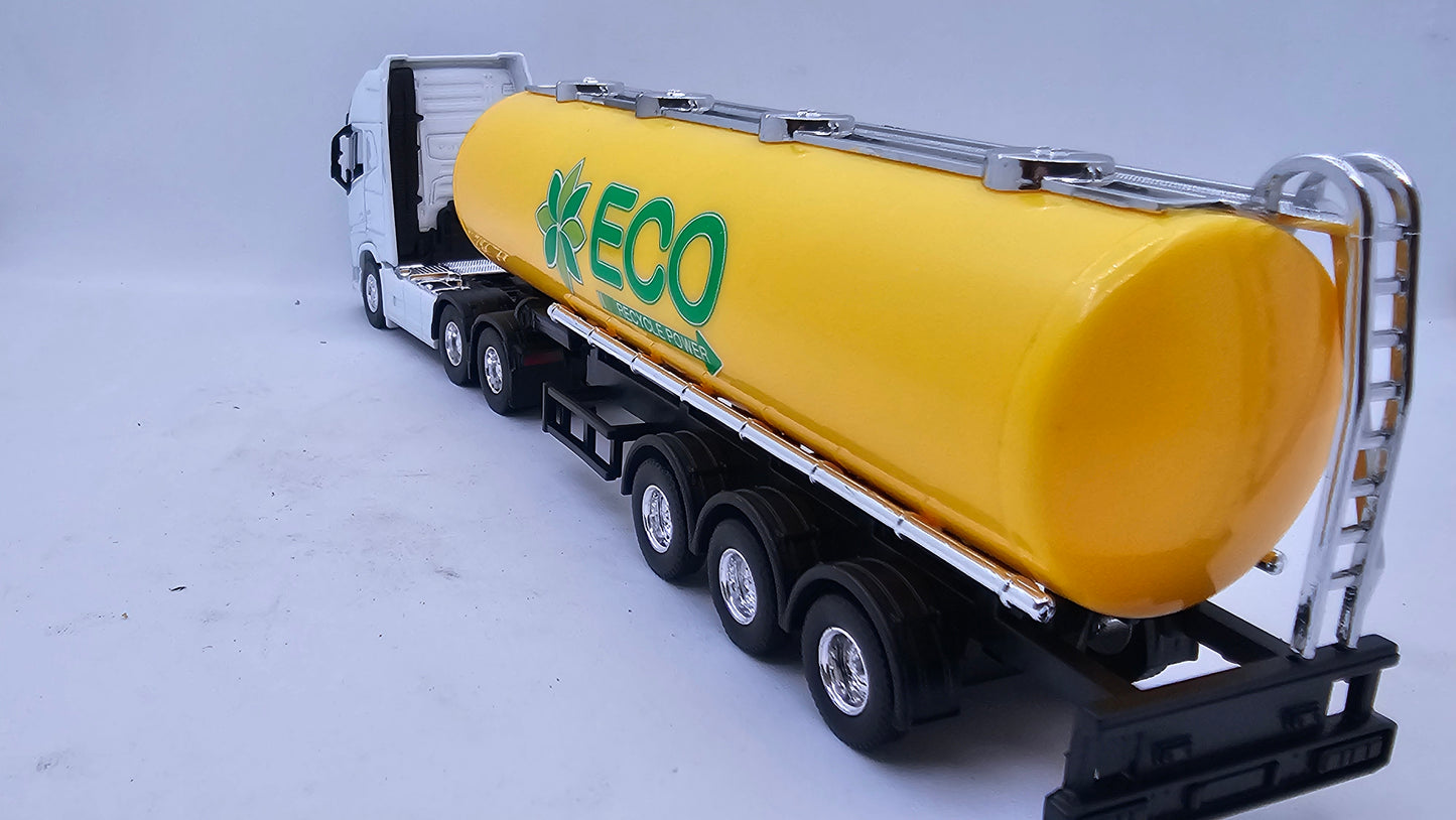 Camion Cisterna Volvo FH 600 - Escala 1/64 - Welly - (Sin Caja)