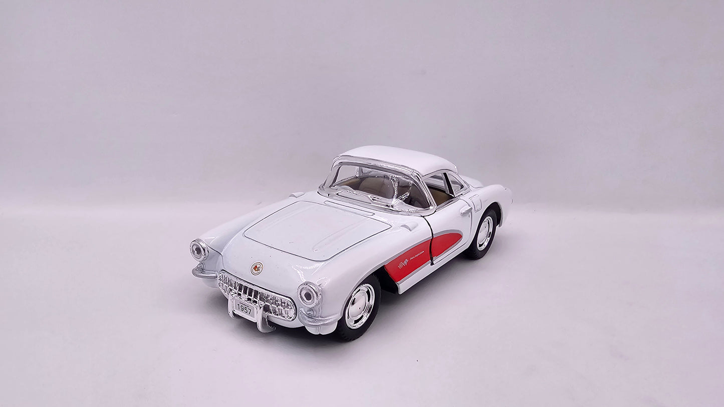 Chevrolet Corvette 1957 - Escala 1/34 - Kinsmart - (Sin caja)