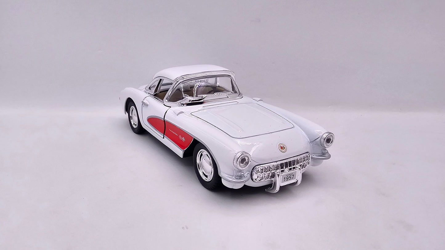 Chevrolet Corvette 1957 - Escala 1/34 - Kinsmart - (Sin caja)