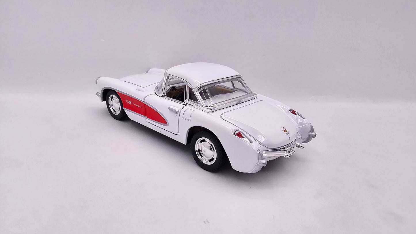 Chevrolet Corvette 1957 - Escala 1/34 - Kinsmart - (Sin caja)