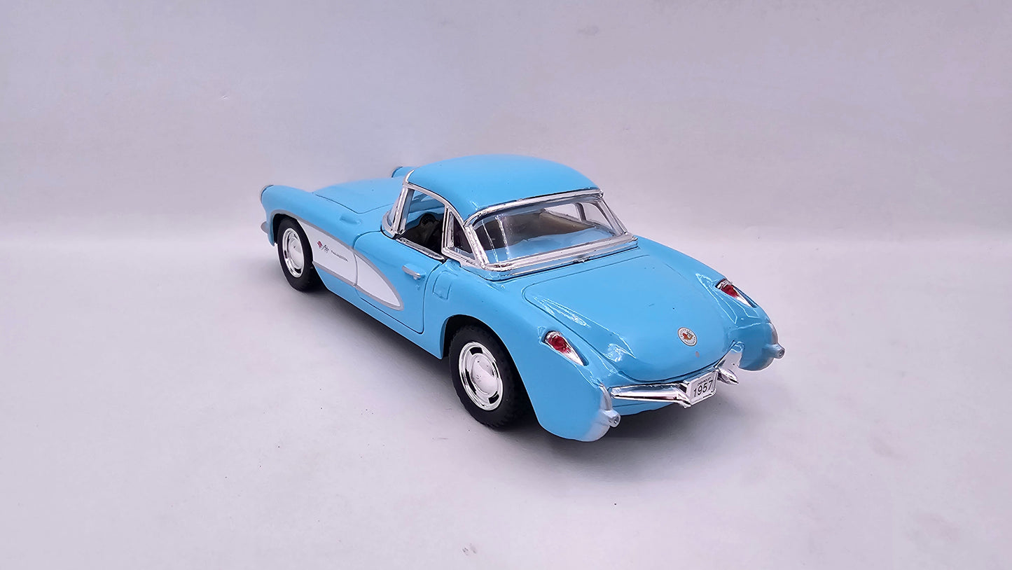 Chevrolet Corvette 1957 - Escala 1/34 - Kinsmart - (Sin caja)