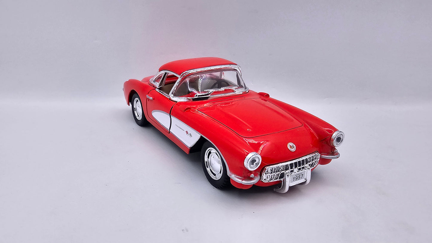 Chevrolet Corvette 1957 - Escala 1/34 - Kinsmart - (Sin caja)