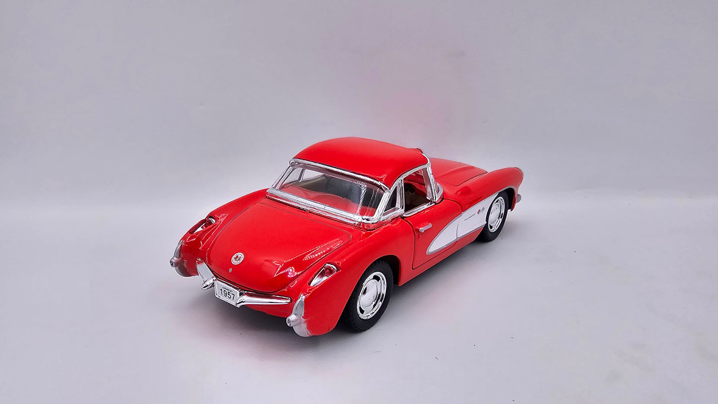 Chevrolet Corvette 1957 - Escala 1/34 - Kinsmart - (Sin caja)