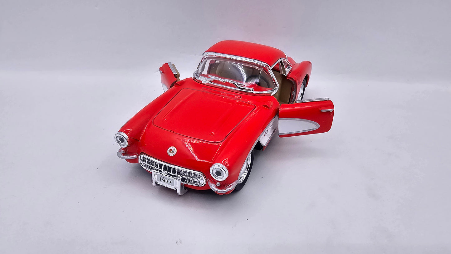 Chevrolet Corvette 1957 - Escala 1/34 - Kinsmart - (Sin caja)