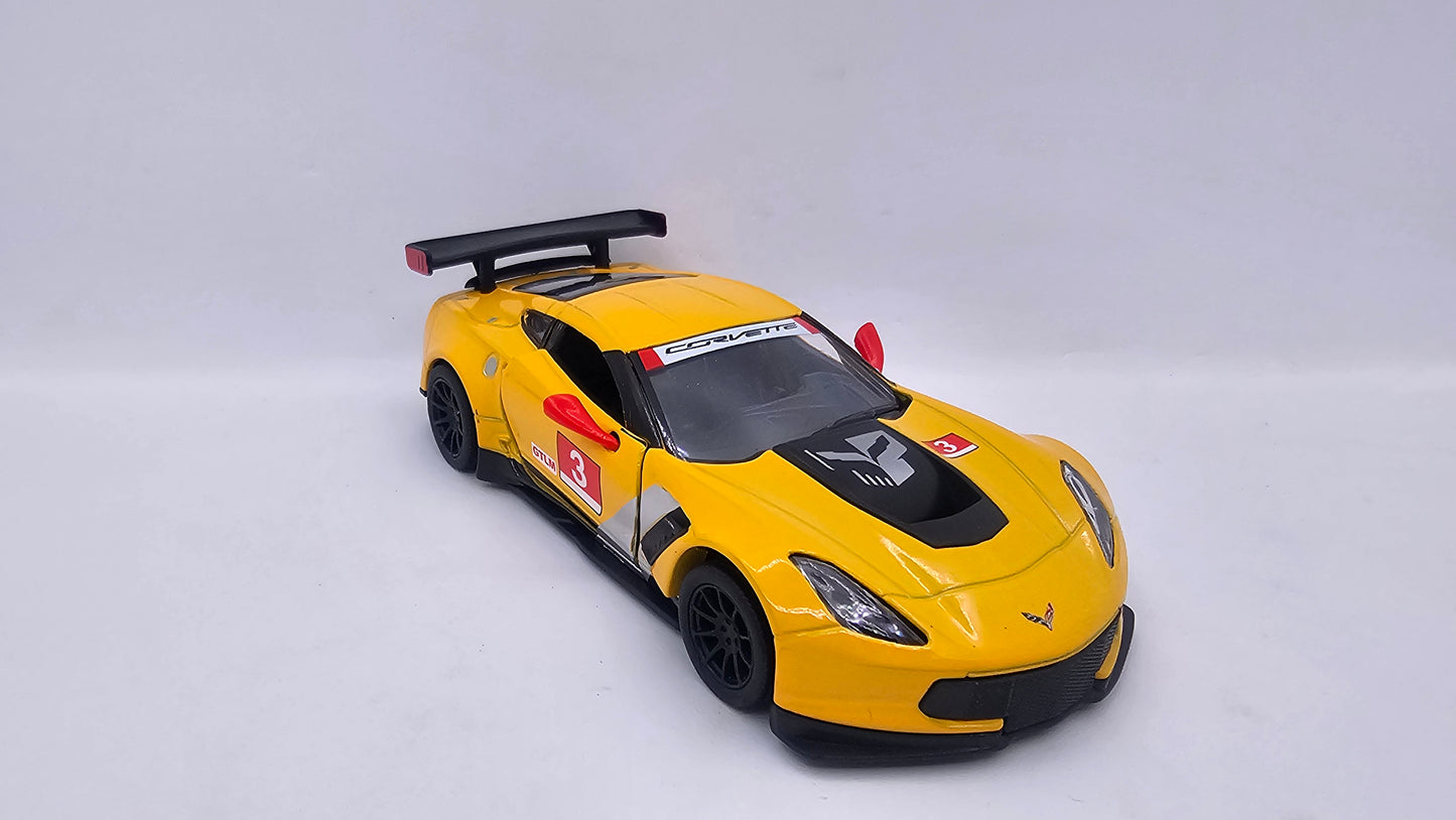 Chevrolet Corvette C7 R 2016 - Escala 1/36 - Kinsmart - (Sin caja)
