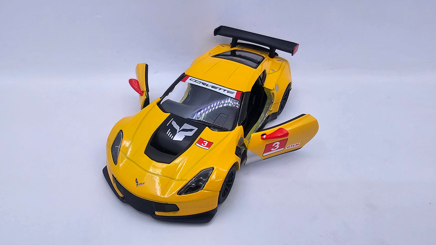 Chevrolet Corvette C7 R 2016 - Escala 1/36 - Kinsmart - (Sin caja)