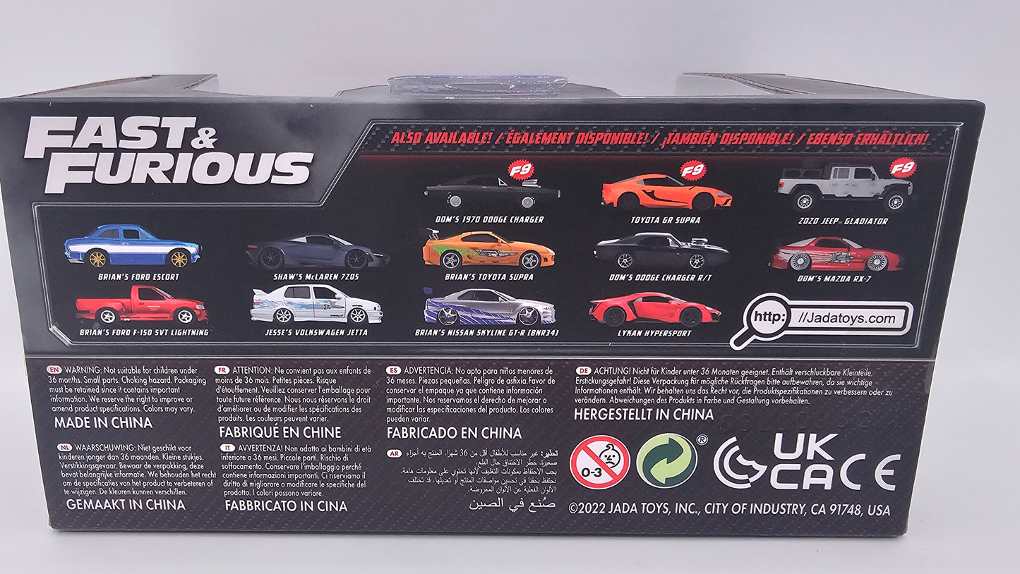 Toyota GR Supra - "RAPIDO Y FURIOSO" - Escala 1/32 - Jada