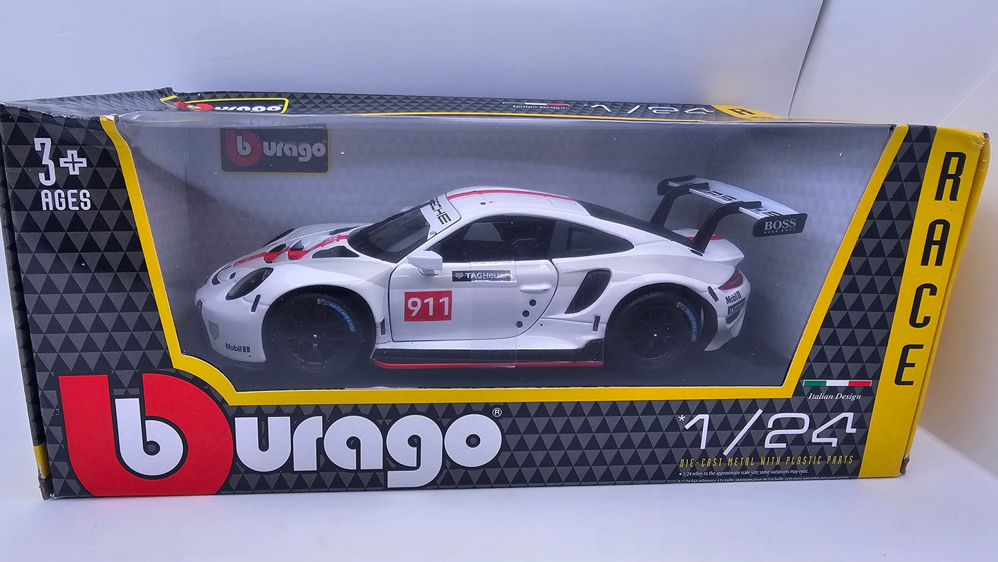 Porsche 911 RSR - Escala 1/24 - Burago