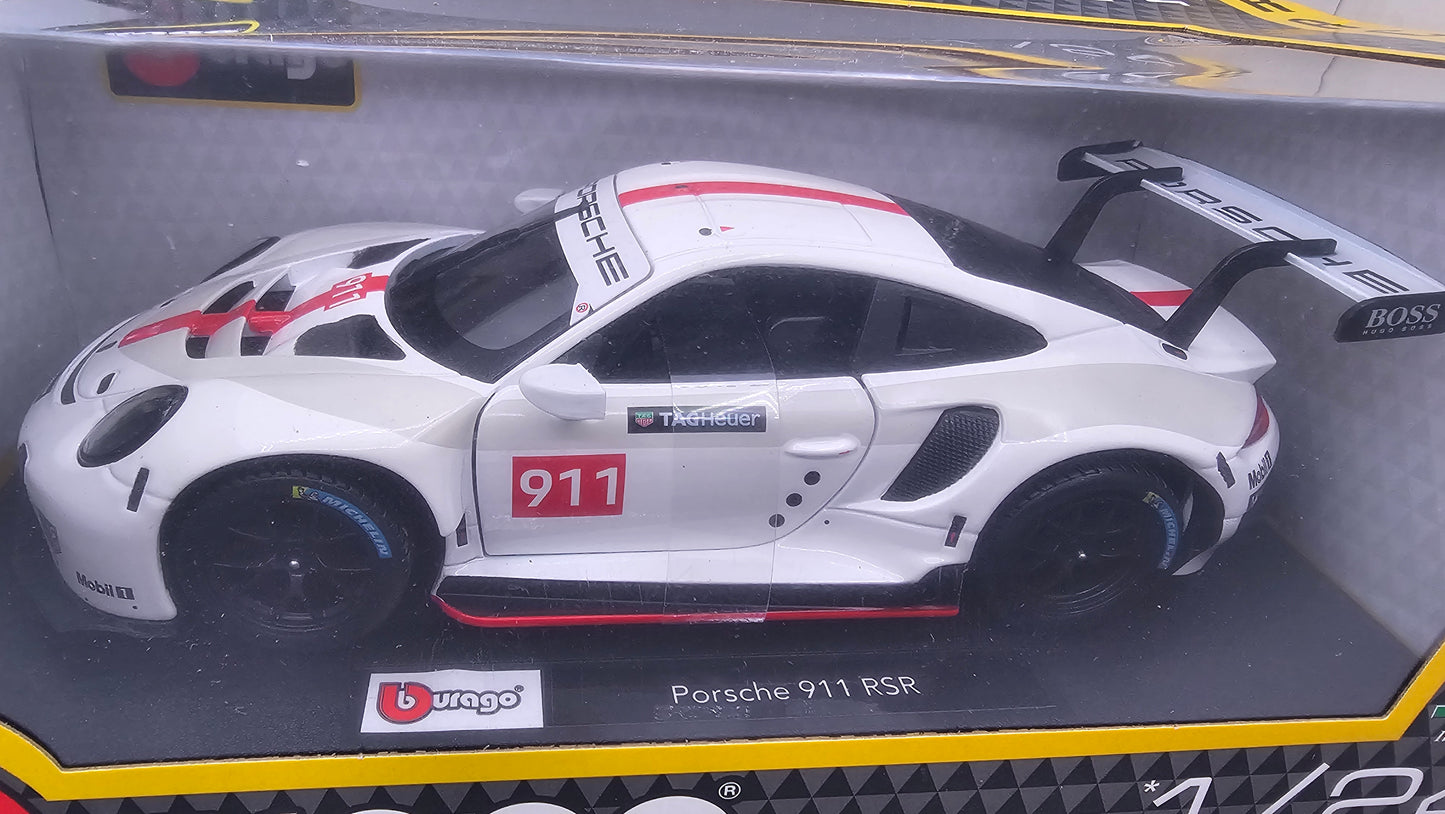 Porsche 911 RSR - Escala 1/24 - Burago
