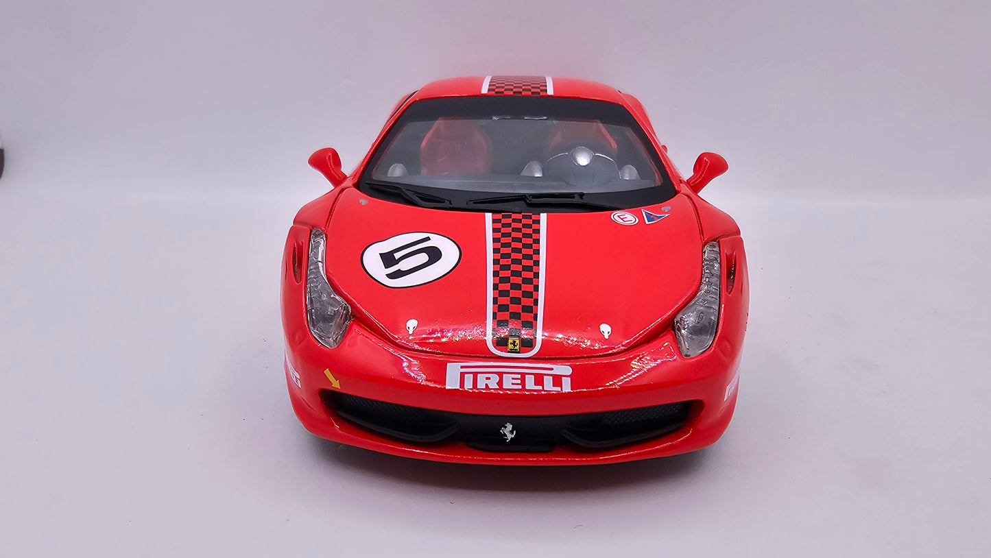 Ferrari 458 Challenge - Escala 1/24 - Burago - (Sin caja)