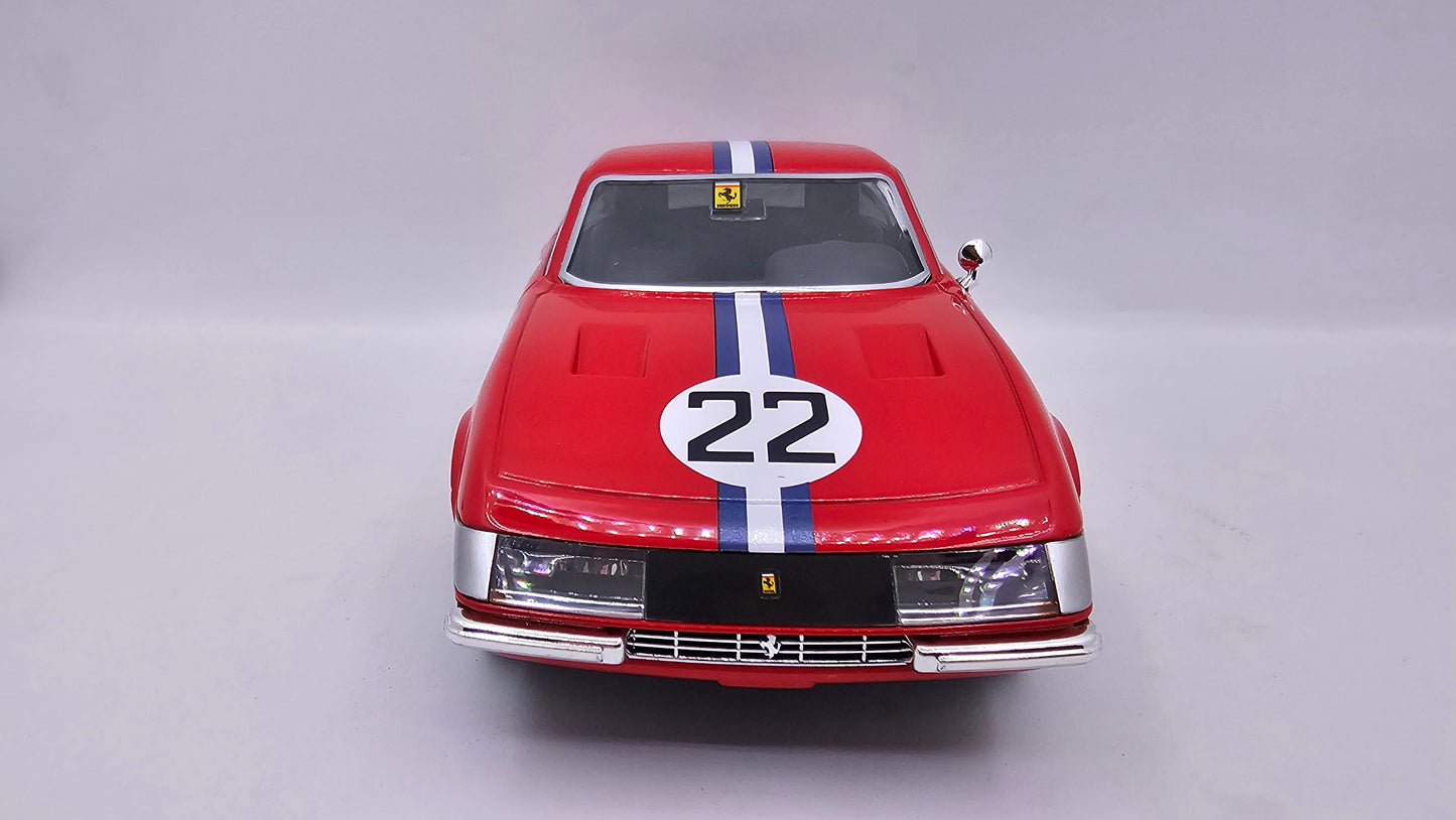 Ferrari 365 GTB4 Competizione - Escala 1/24 - Burago - (Sin caja)