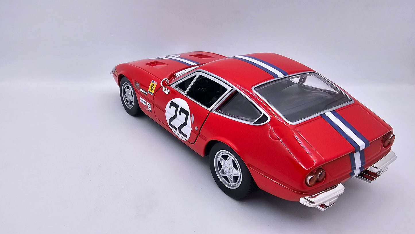 Ferrari 365 GTB4 Competizione - Escala 1/24 - Burago - (Sin caja)