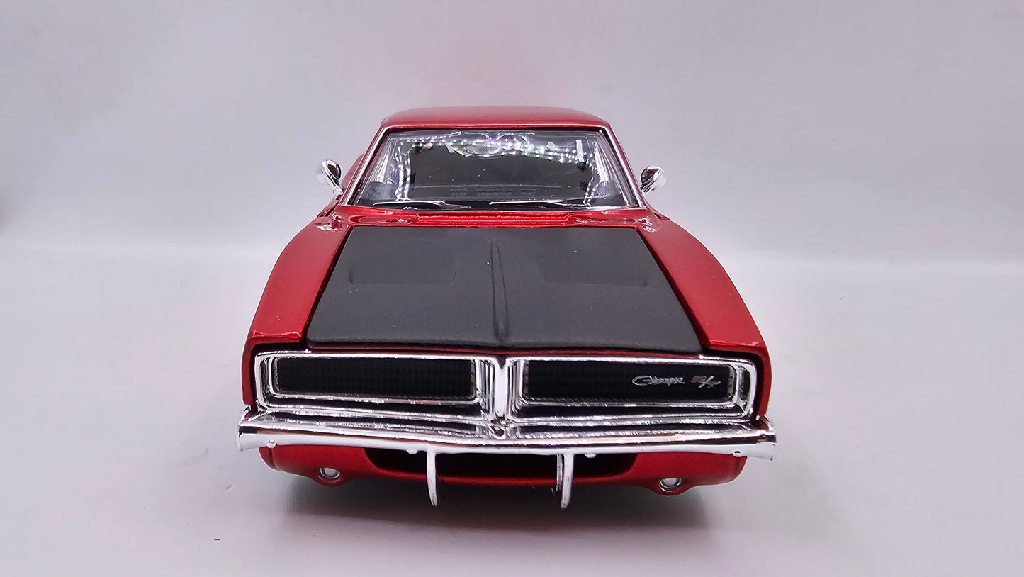 Dodge Charger R/T 1969 Custom - Escala 1/24 - Maisto - (Sin caja)