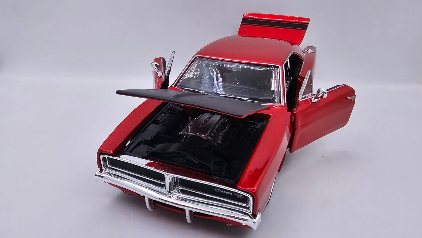 Dodge Charger R/T 1969 Custom - Escala 1/24 - Maisto - (Sin caja)