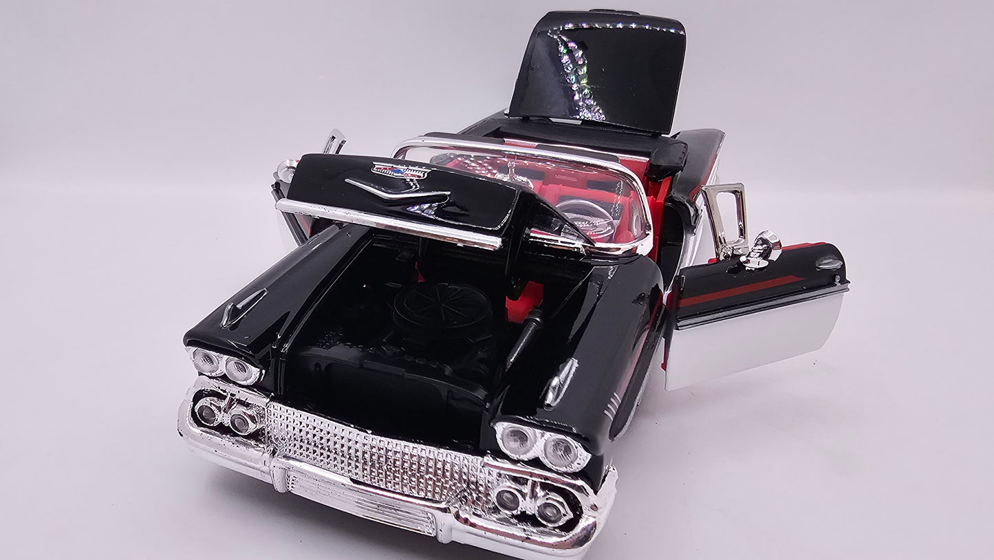 Chevrolet Impala Custom 1958 - Escala 1/24 - MotorMax - (Sin caja)