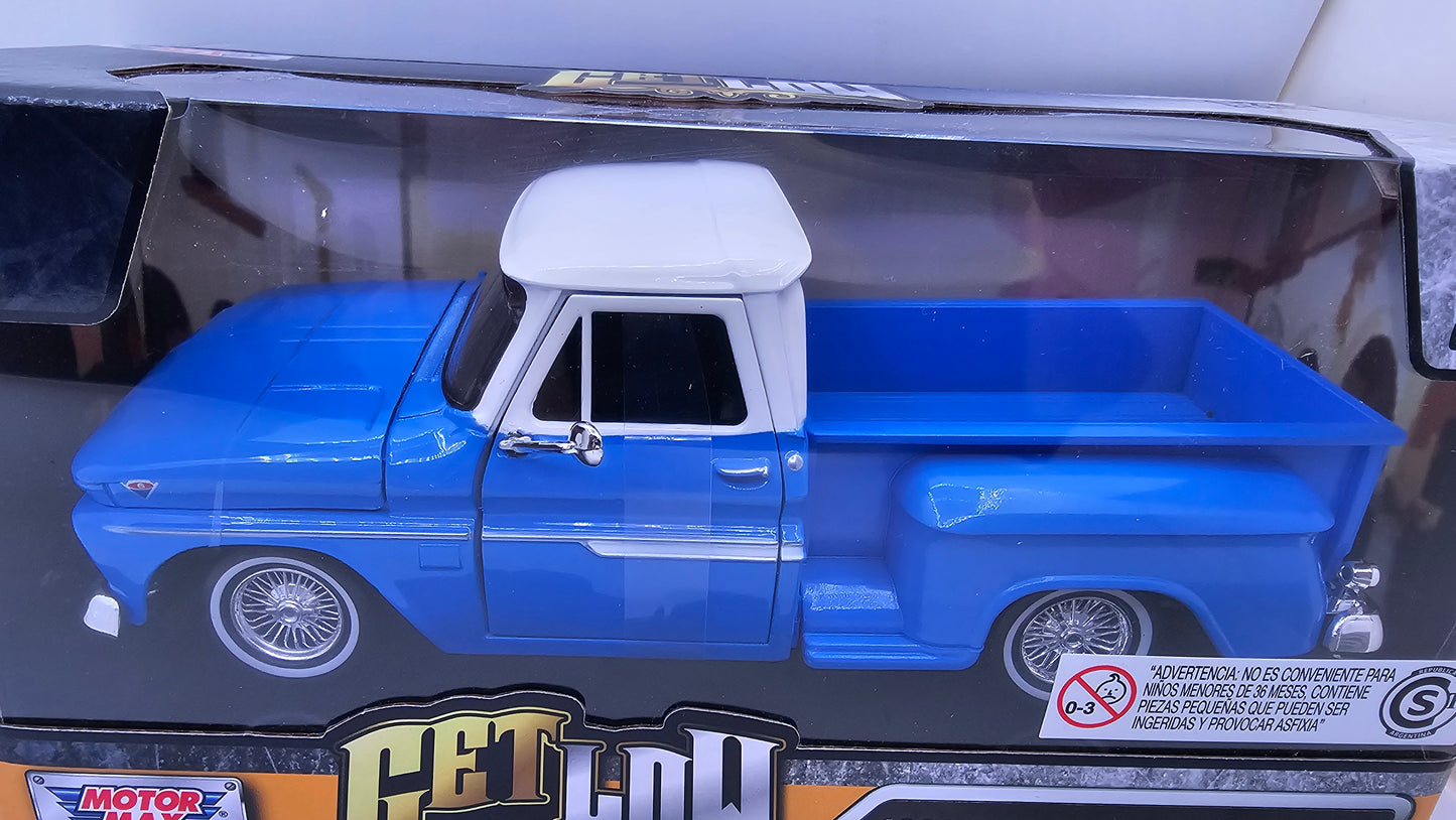 GMC C1000 FENDERSIDE 1966 CUSTOM - Escala 1/24 - Motormax